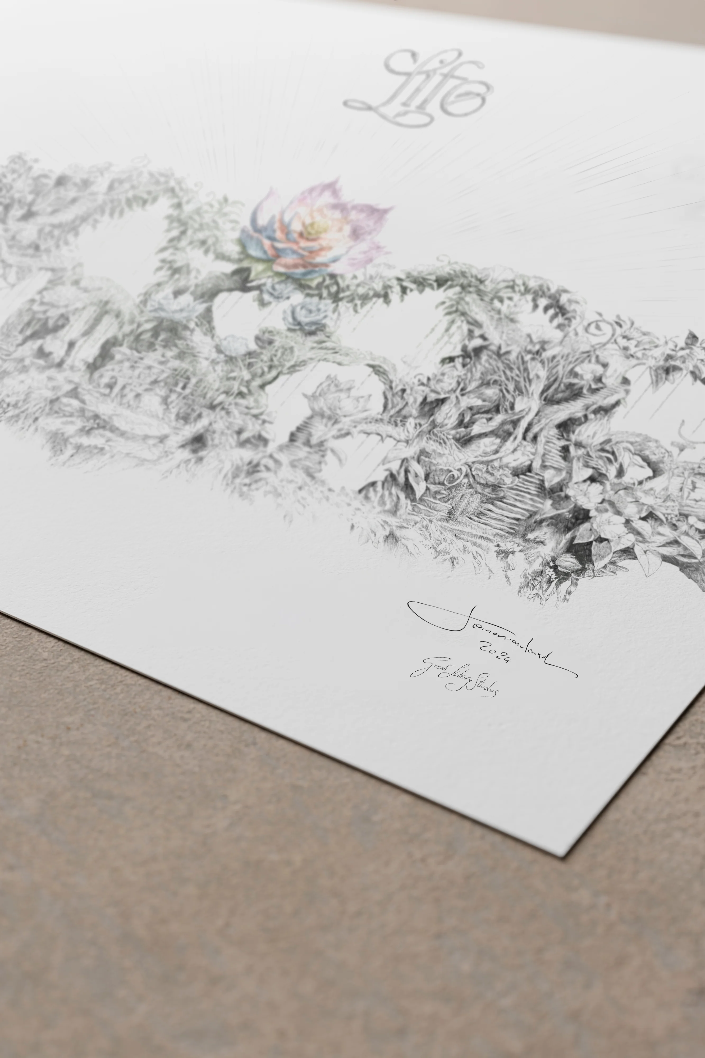 Life Mainstage - A3 Black Frame - Image 3