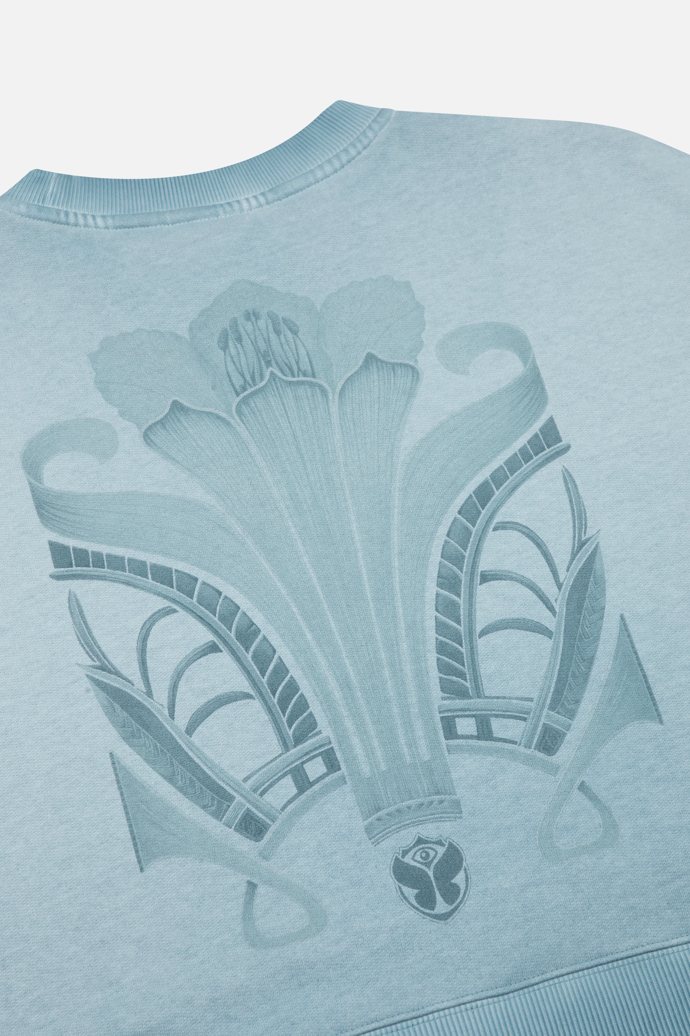 Flower Stamp Sweatshirt Women - Image 3